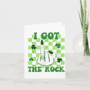 Got the rock st patricks day bachelorette party card