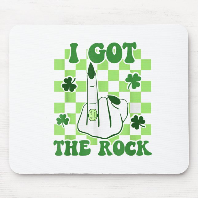 Got the rock st patricks day bachelorette party mouse pad (Front)