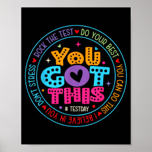 Got This Test Day State Testing Teacher Staar Test Poster
