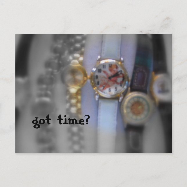 Got Time Postcard (Front)