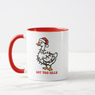 Got Too Silly Christmas Funny Santa Humour Mug