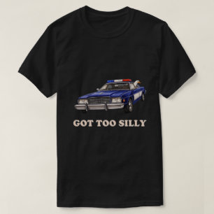 "Got Too Silly" Meme   Cute Silly Goose Humour Gif T-Shirt
