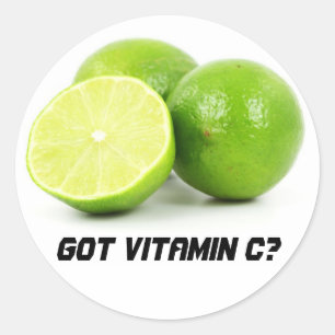 Got Vitamin C? Classic Round Sticker