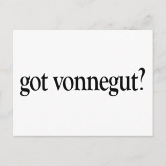Got Vonnegut Postcard