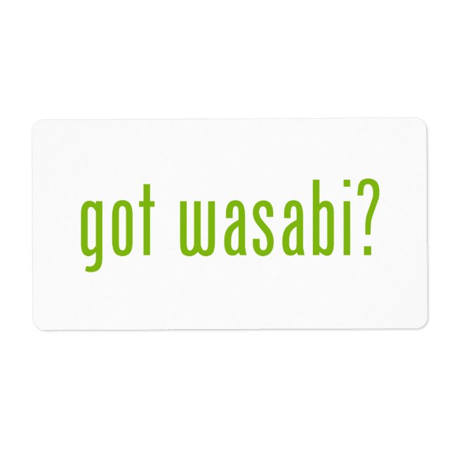 got wasabi? (Front)