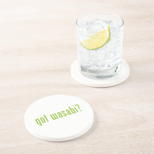 got wasabi? coaster