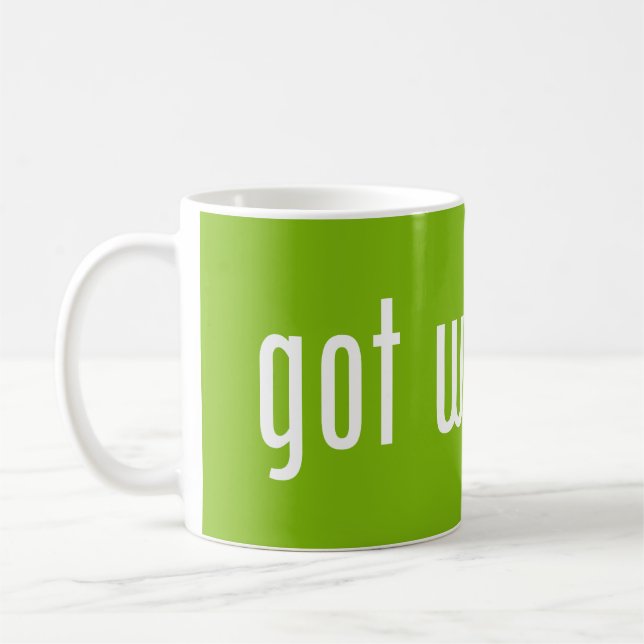 got wasabi? coffee mug (Left)