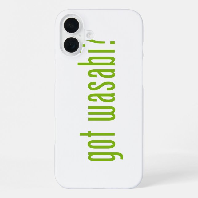 got wasabi? iPhone case (Back)