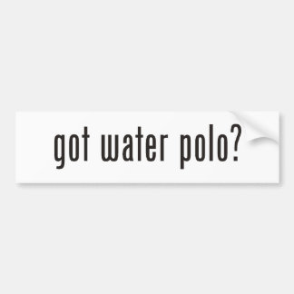 got water polo? bumper sticker