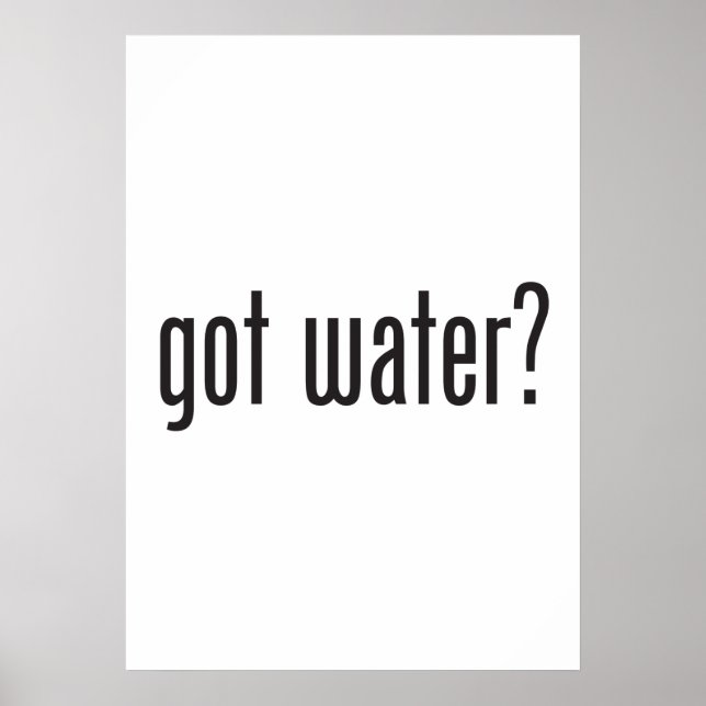 got water poster (Front)