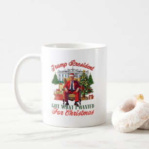 Got What I Wanted For Christmas Funny Santa Trump Coffee Mug