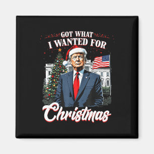Got What I Wanted For Christmas Trump 2024 4 Magnet