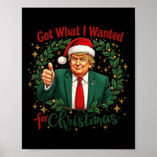 Got What I Wanted For Christmas Trump 2024 5 Poster