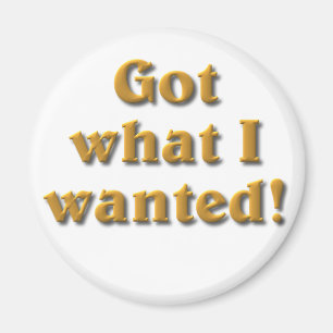 Got What I Wanted Magnet