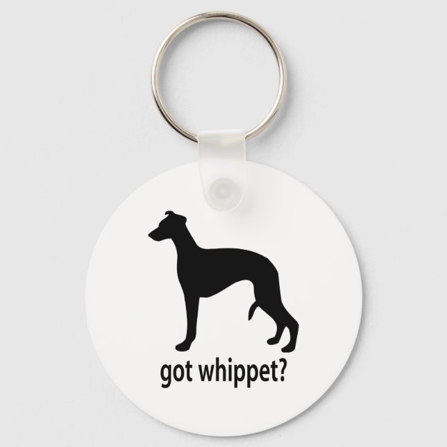 Got Whippet Key Ring (Front)