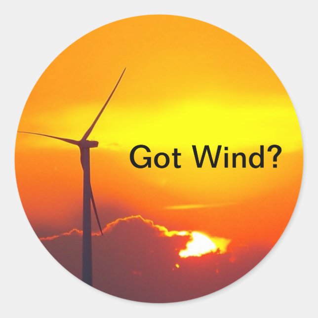 Got Wind? Sticker (Front)