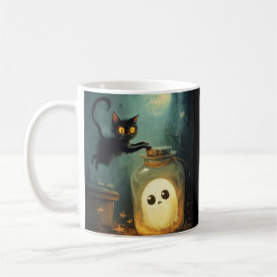 Got You - Halloween Cat and Ghost Coffee Mug