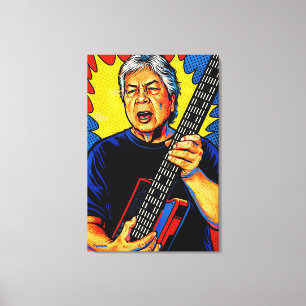 GOTAR-3_POP-ART MIDI GUITAR CANVAS PRINT