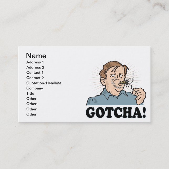 Gotcha Business Card (Front)