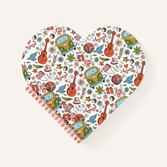 Gotcha Covered Lined Notebook – 6.5 x 8.75 in | Pe (Front)