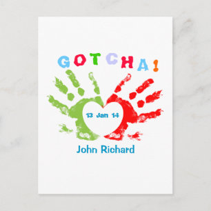 Gotcha Day - Adoption Announcement  Design
