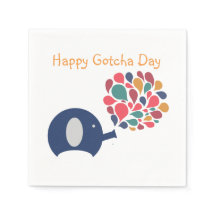 Gotcha Day Party Napkin