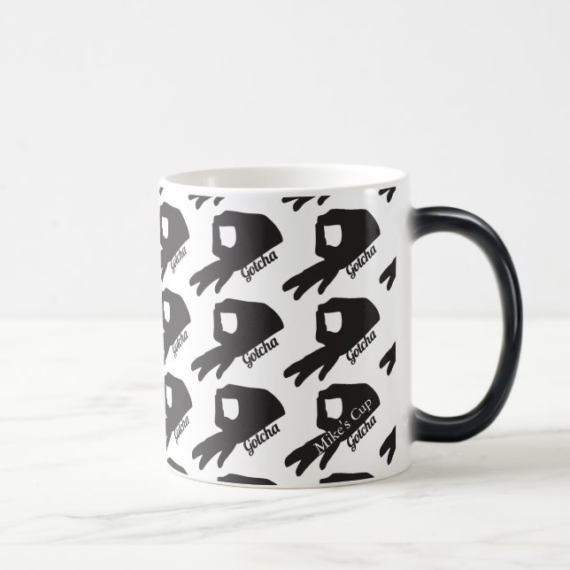 Gotcha Game Morph Mug Custom Name Option #2 (Right)