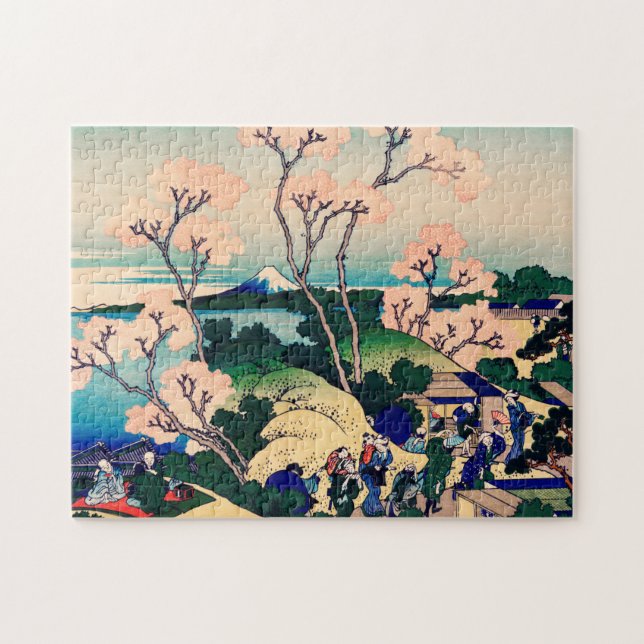 Goten-Yama Hill, Shinagawa on the Tokaido Japanese Jigsaw Puzzle (Horizontal)