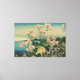 Goten Yama Hill Stretched Canvas Print