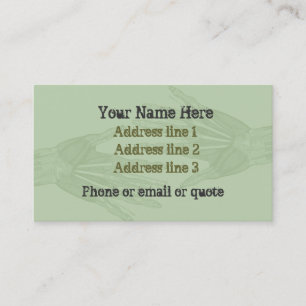 Goth Anatomy Hands Business Card
