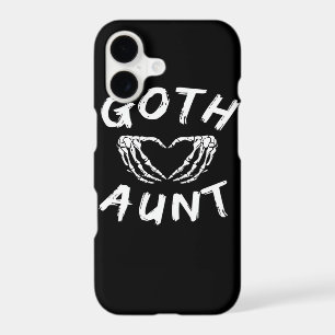 Goth Aunt Punk Skeleton Heart Hands Gothic Design