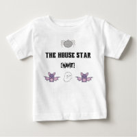 Goth baby family with bats ghost and spider