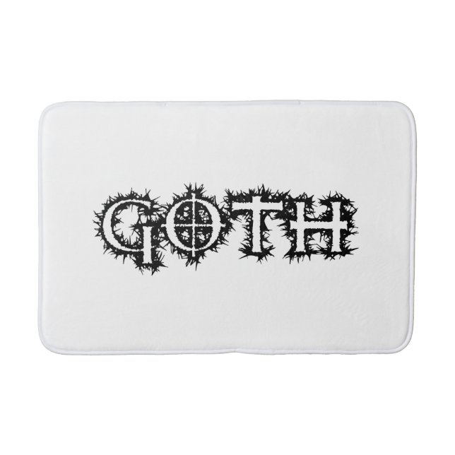 Goth Bath Mat (Front)