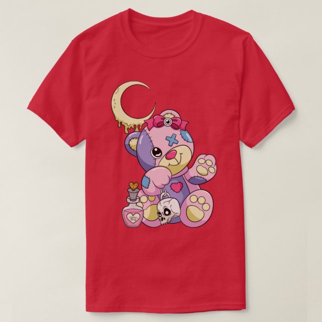 Goth Bear T-Shirt (Design Front)