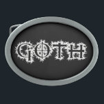 Goth Belt Buckle<br><div class="desc">Goth</div>