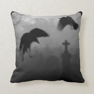 Goth Birds Cushion