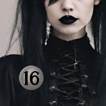 Goth Birthday age badge Gothic grunge dark<br><div class="desc">More in line with a Goth birthday then a brightly coloured pin badge.</div>