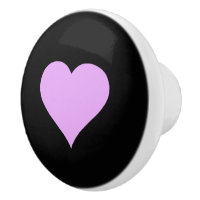 Goth Black and Pink Heart Design