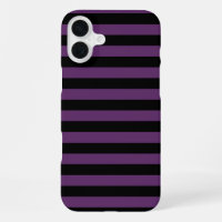 Goth Black and Purple Stripes