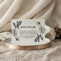 Goth Books for Baby Shower tattoo Flowers
