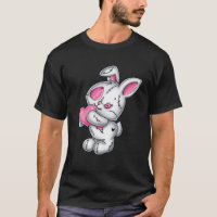 Goth Bunny Cute Creepy Emo Gothic White Bunny Pink