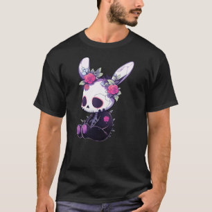 Goth Bunny Gothic Outfit Cute E-Girl Kawaii Rabbit T-Shirt