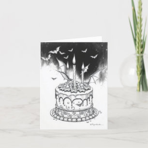 Goth Cake Holiday Card