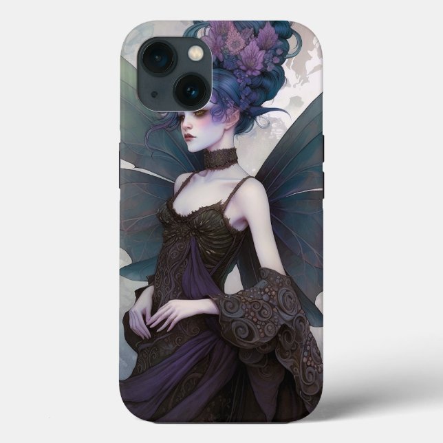 Goth Dark Fairy Girl Fantasy Art Case-Mate iPhone Case (Back)