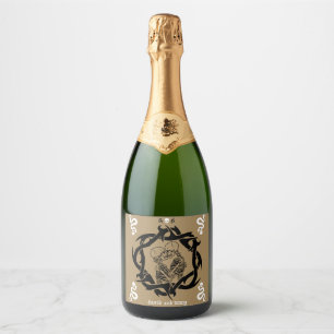 Goth Dark Romantic Lovers Gift Sparkling Wine Label