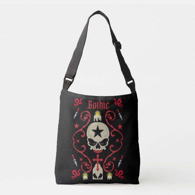 Goth Day Gothic Art    Crossbody Bag (Front)