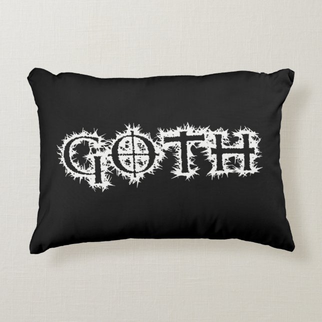 Goth Decorative Cushion (Front)
