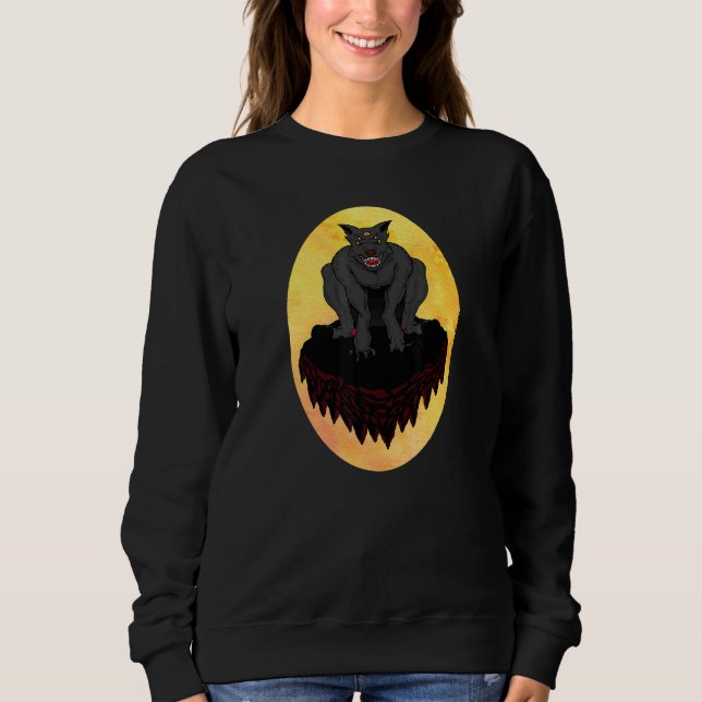 Goth Devil Demon Aesthetic Clothing Soft Grunge Oc Sweatshirt (Front)