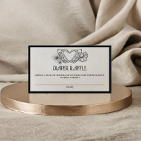 Goth Diaper Raffle Baby Shower Skull & Flowers