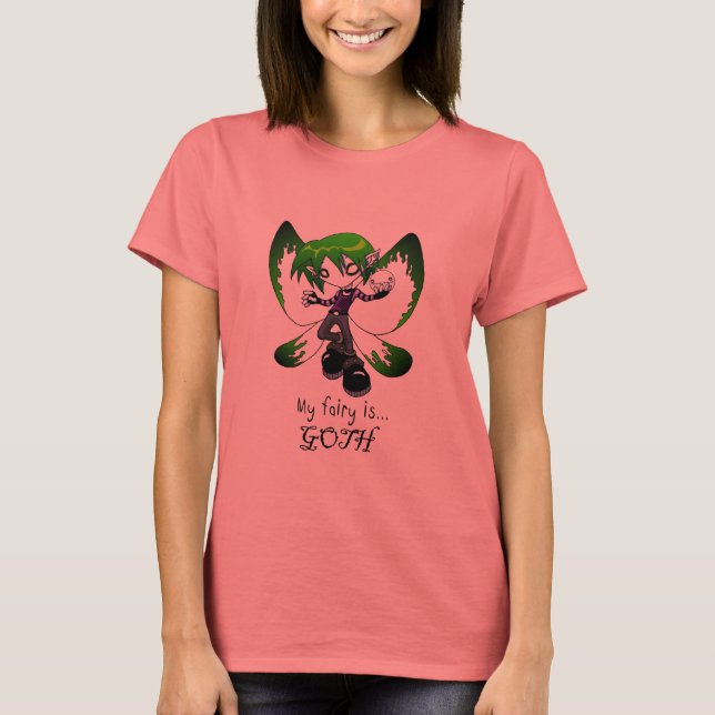 Goth Fairy Teeshirt T-Shirt (Front)